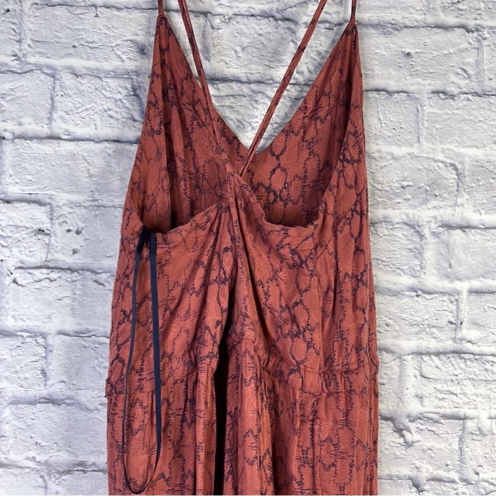 Free People Women’s Tomato Comb Rayon Romper Size Large - Picture 5 of 7